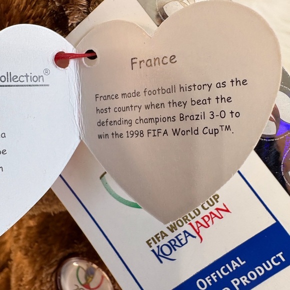 Ty FIFA France Champion Beanie Baby - Picture 4 of 6